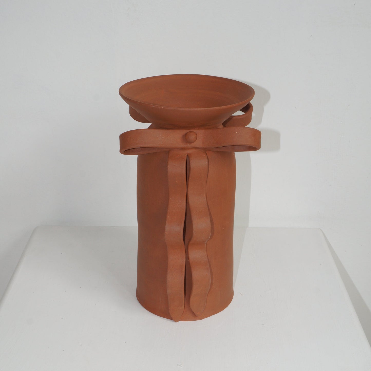 Bow Vessel in Terracotta