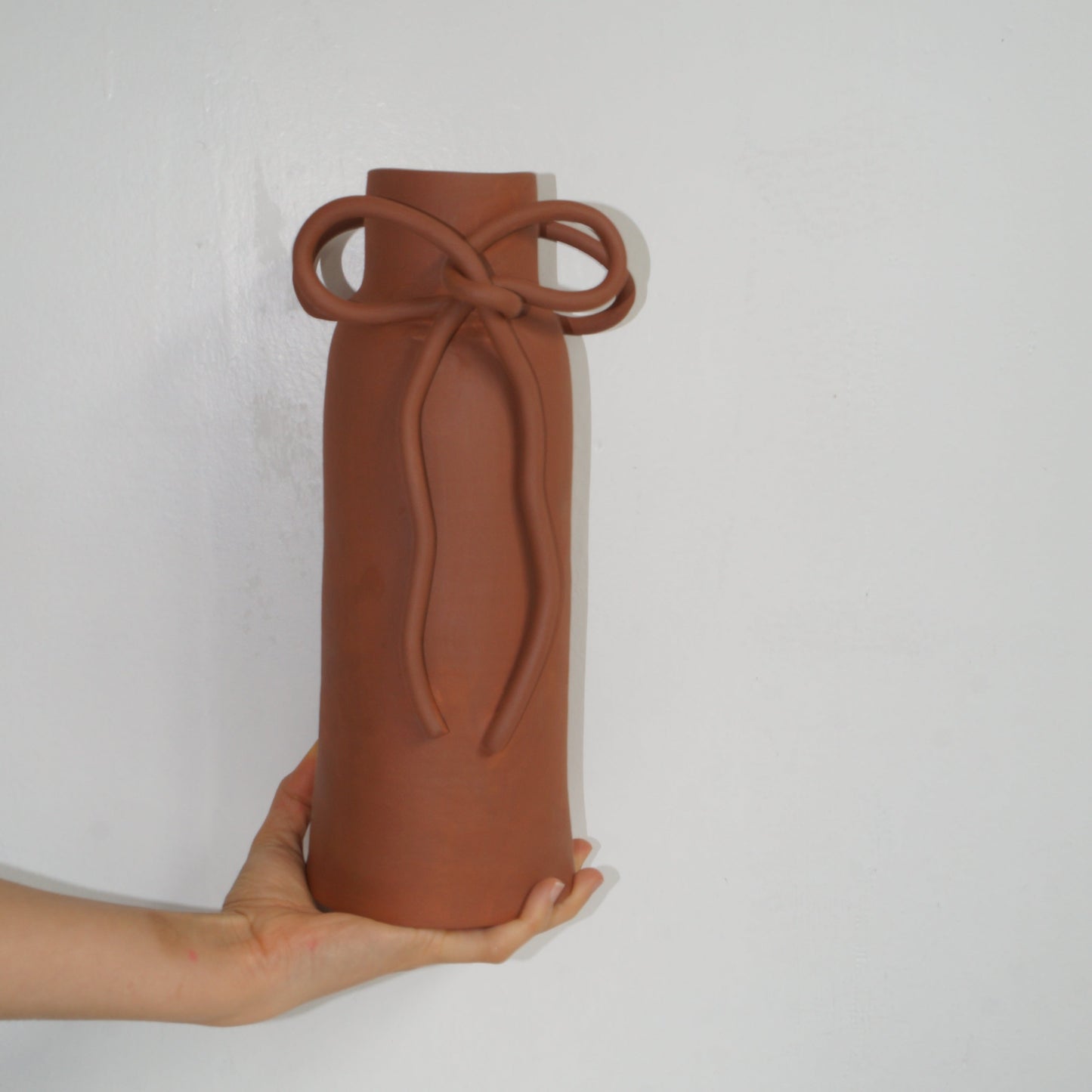 Bow Vessel in Terracotta