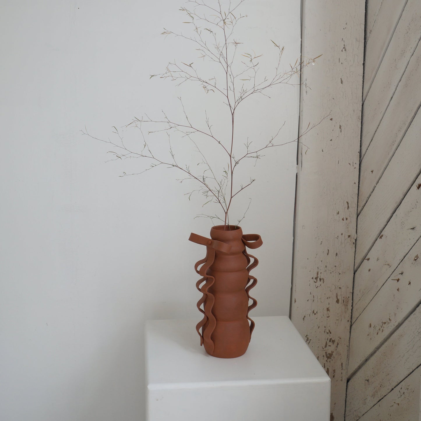 Bow Vessel in Terracotta
