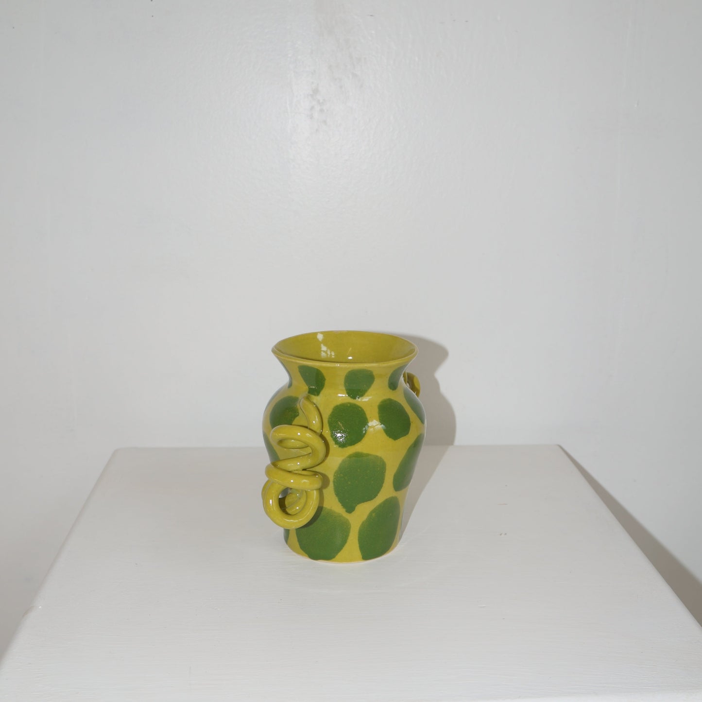 Midi Green Polka Dot Boinggg!