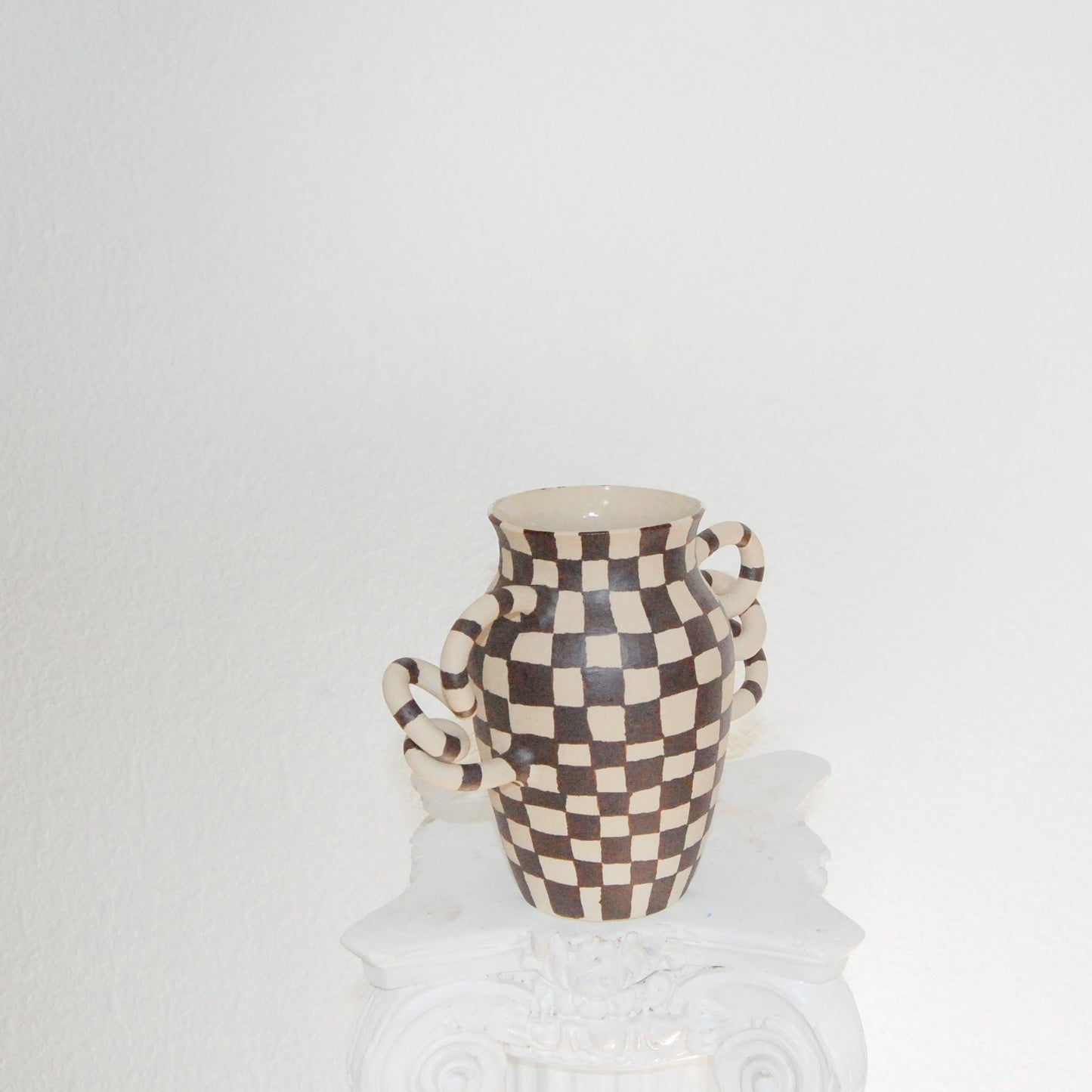 Brown Checkered B!