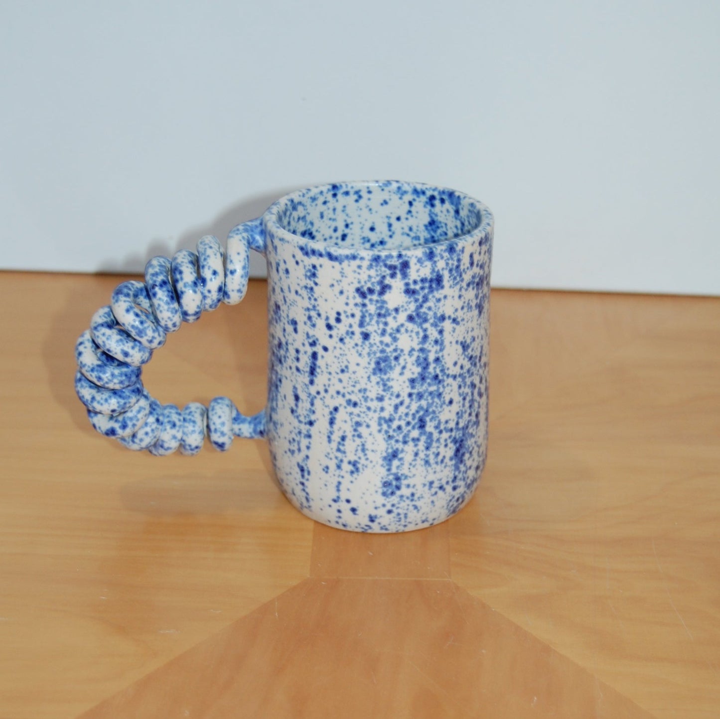 Seconds Blue Splatter Mug