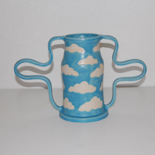 Curvy Amphora Blue Sky