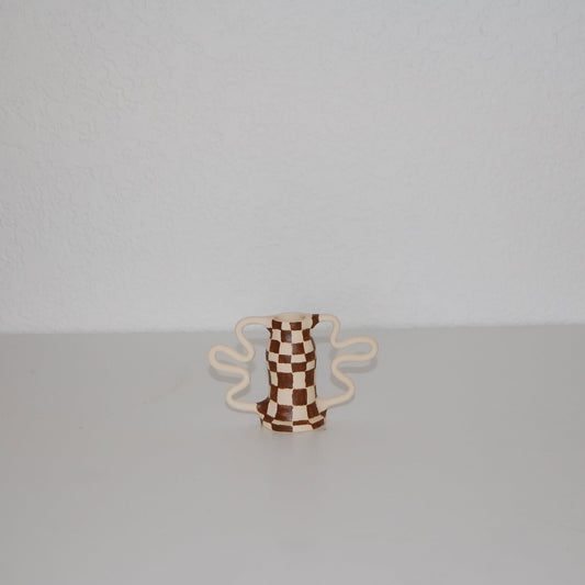 Mini Curvy Amphora Checkered