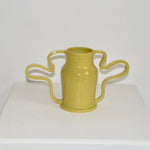 Load image into Gallery viewer, Midi Chartreuse Curvy Amphora
