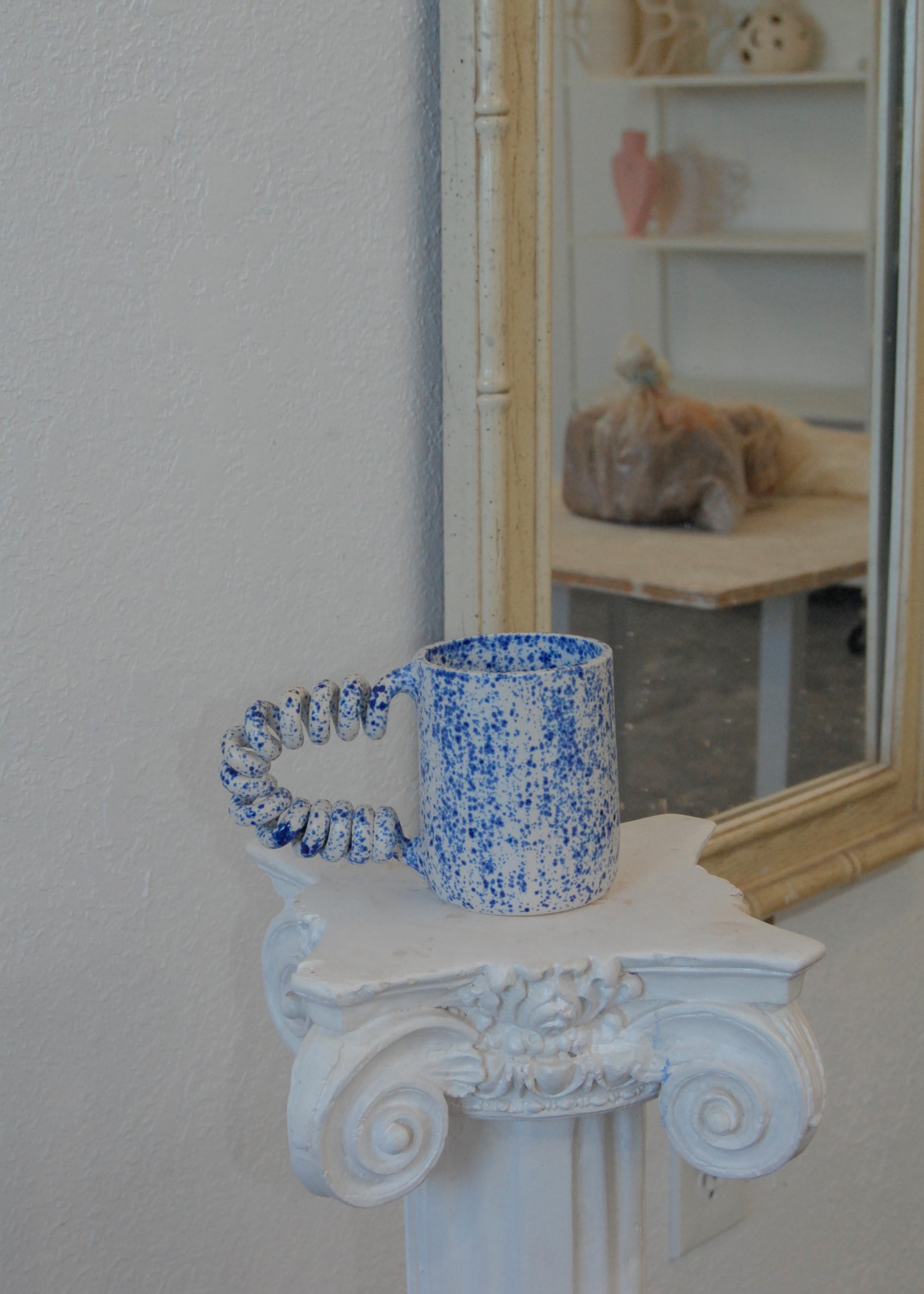 Boinggg! Mug Blue Splatter