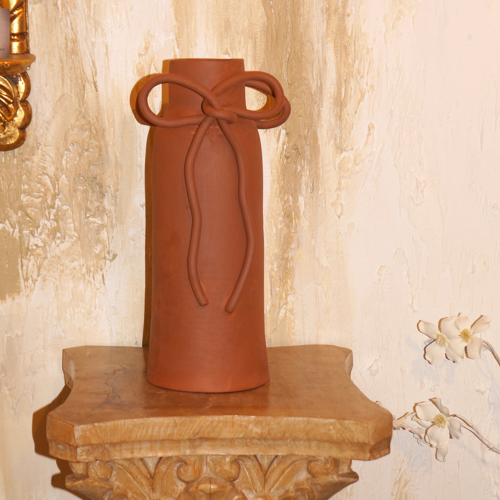 Bow Vessel in Terracotta
