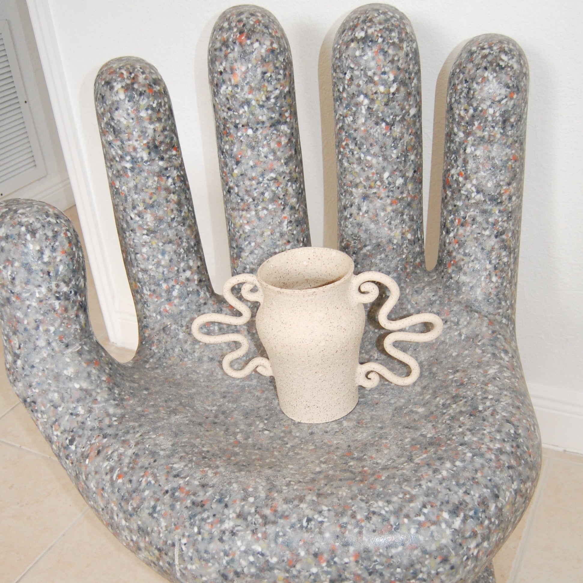 Spotted Curly Swirly Vase