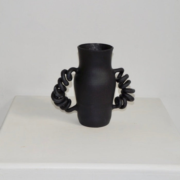 Black Boinggg! Vase