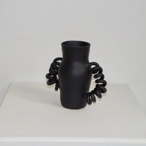 Black Boinggg! Vase